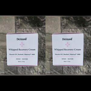 2 x Dermasil Whipped Recovery Cream Marula Oil, Baobab, Matrixyl 3000 1.7fl Oz